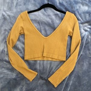 Ribbed crop top